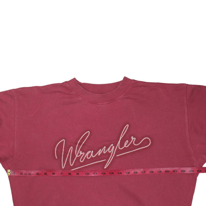 Womens UK Size M Wrangler Pink Pullover Sweatshirt