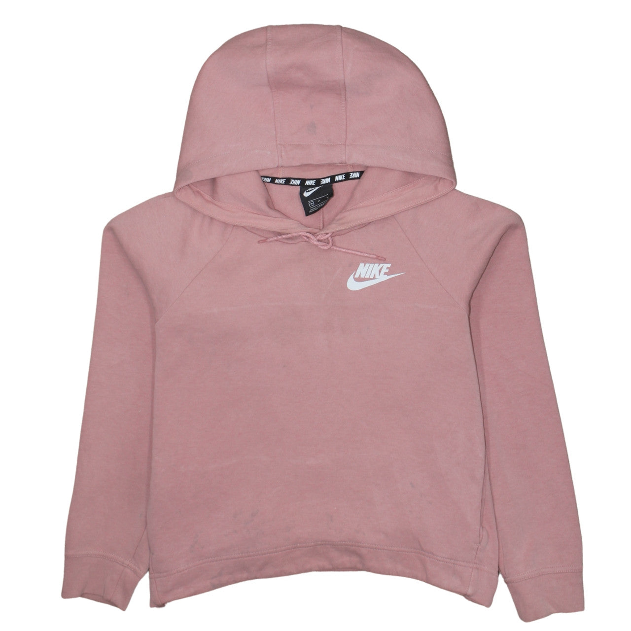 Womens UK Size M Nike Pink Pullover Hoodie