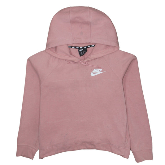 Womens UK Size M Nike Pink Pullover Hoodie