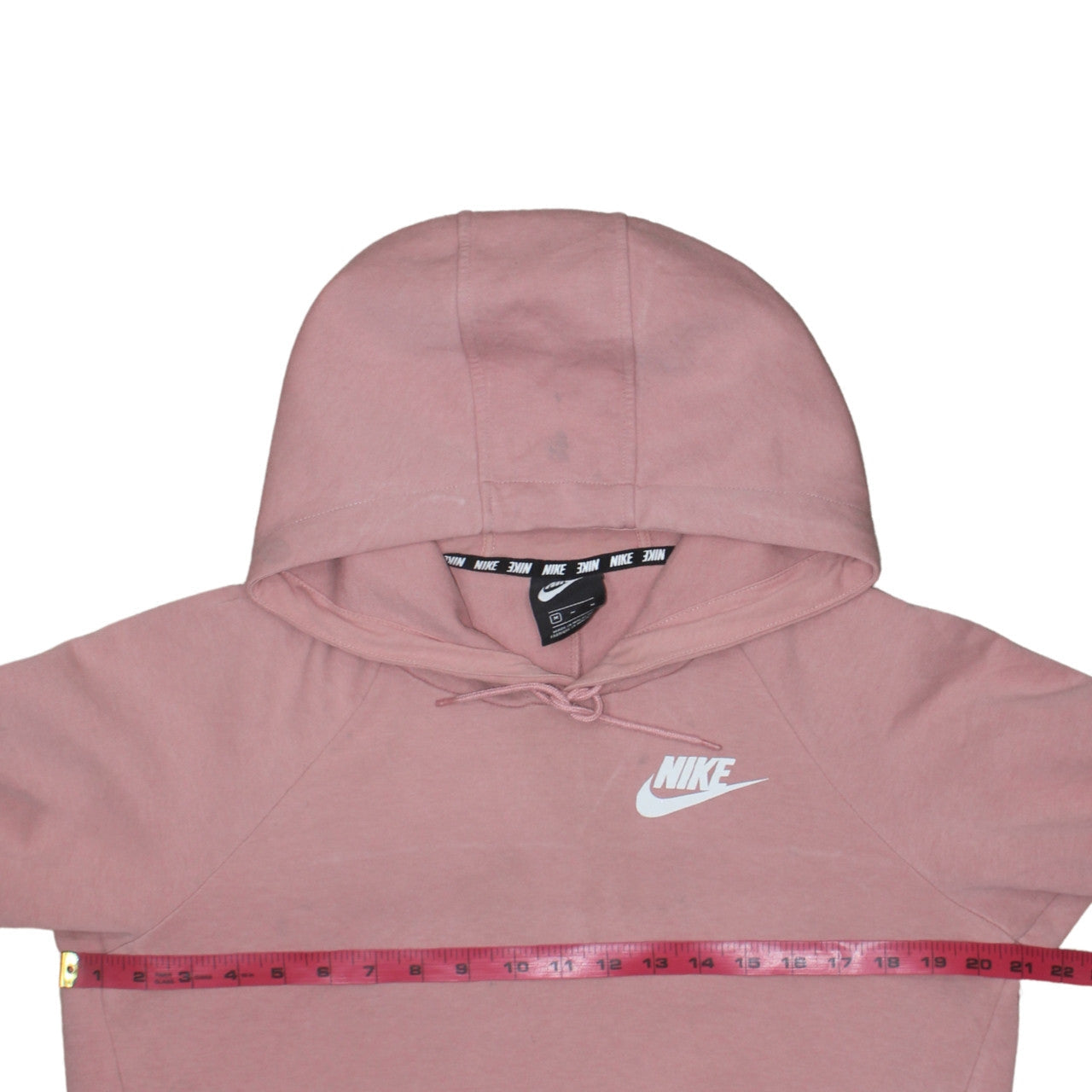 Womens UK Size M Nike Pink Pullover Hoodie