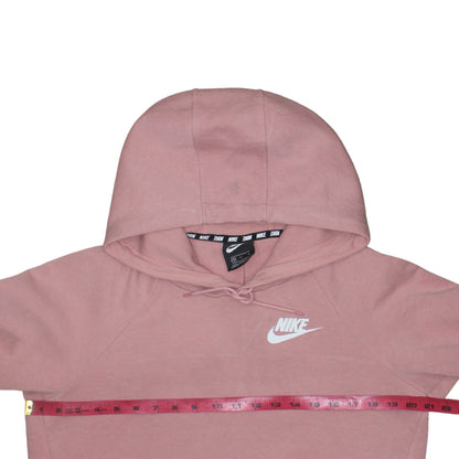 Womens UK Size M Nike Pink Pullover Hoodie