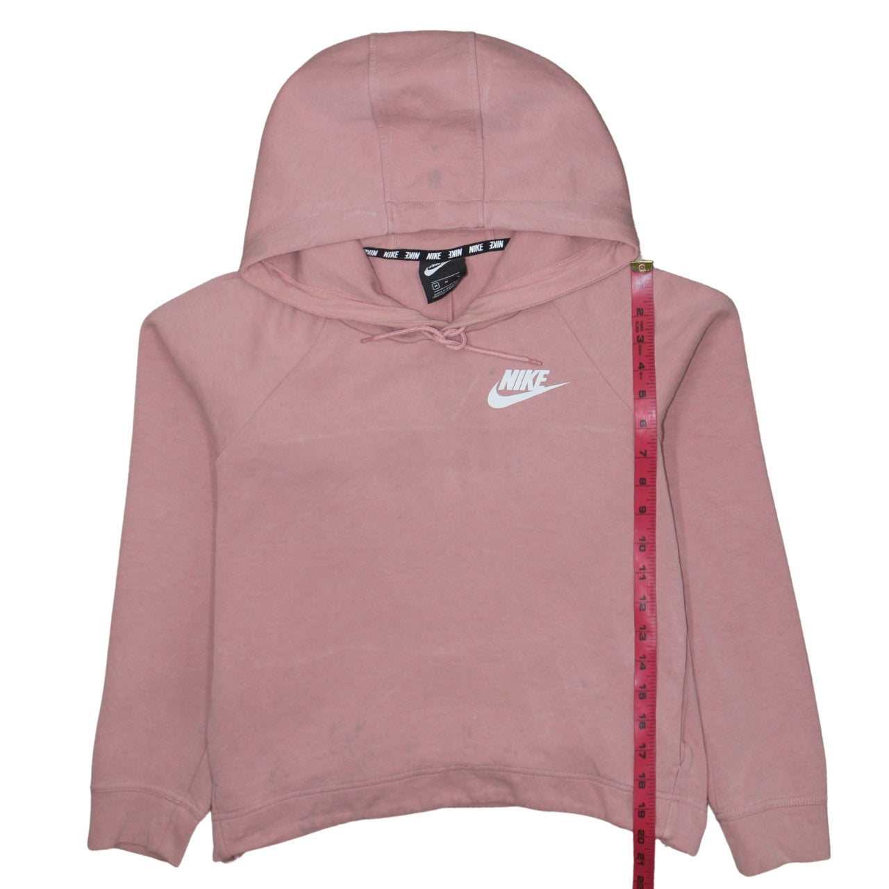 Womens UK Size M Nike Pink Pullover Hoodie