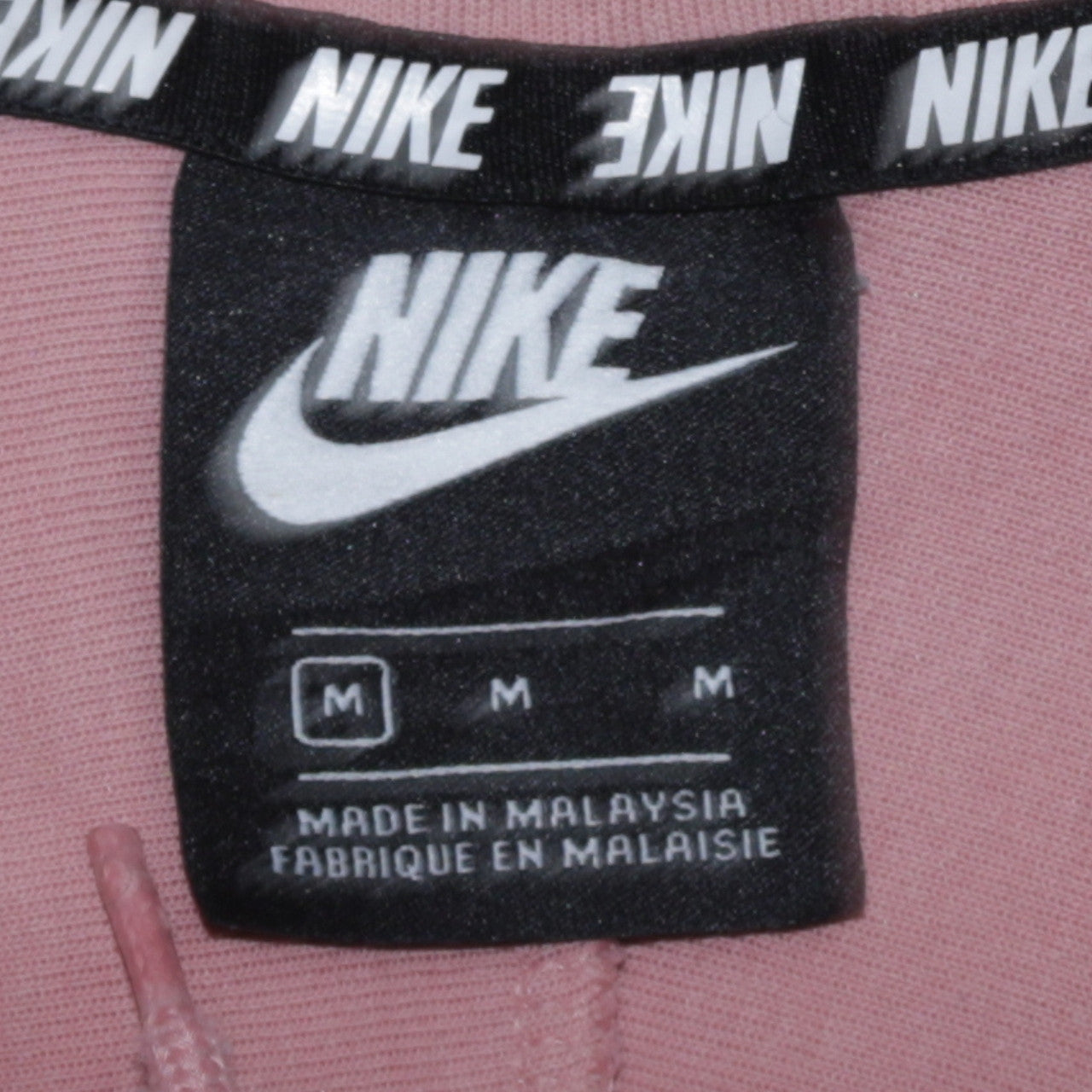 Womens UK Size M Nike Pink Pullover Hoodie