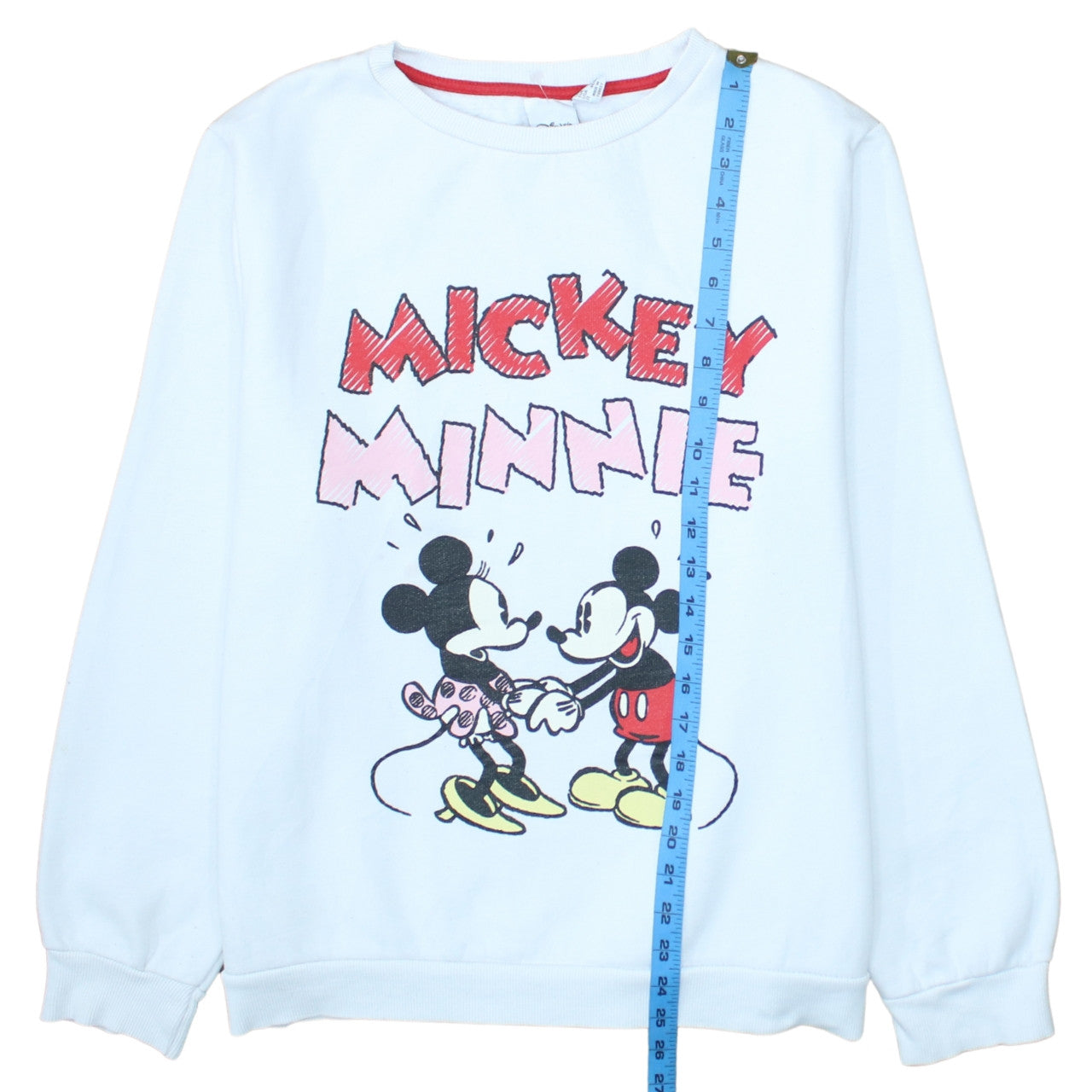 Womens UK Size L Primark White Pullover Sweatshirt