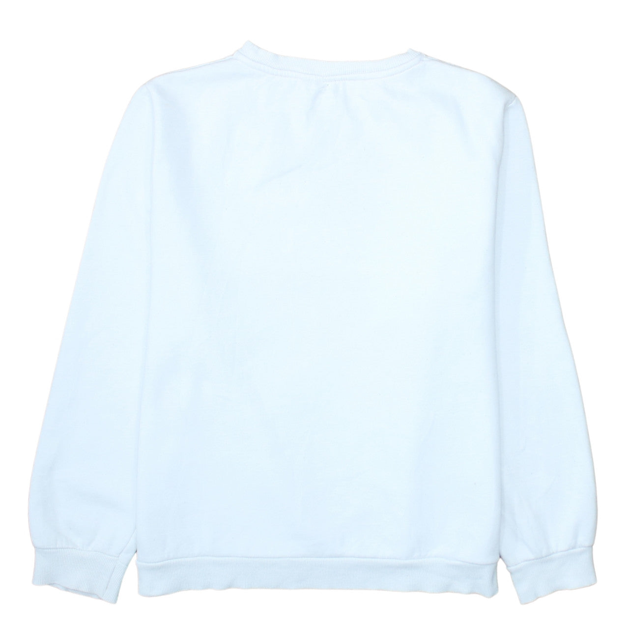 Womens UK Size L Primark White Pullover Sweatshirt