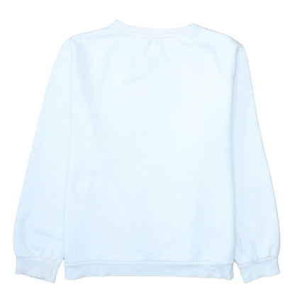 Womens UK Size L Primark White Pullover Sweatshirt