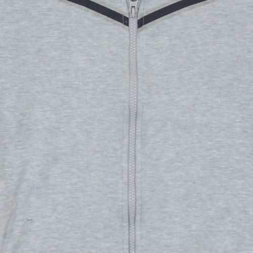 Boys UK Size L Nike Grey Full Zip Hoodie