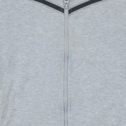 Boys UK Size L Nike Grey Full Zip Hoodie