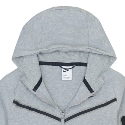 Boys UK Size L Nike Grey Full Zip Hoodie