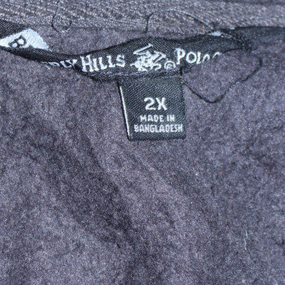 Mens UK Size 2XL Beverly Hills Polo Club Black Basic Jacket