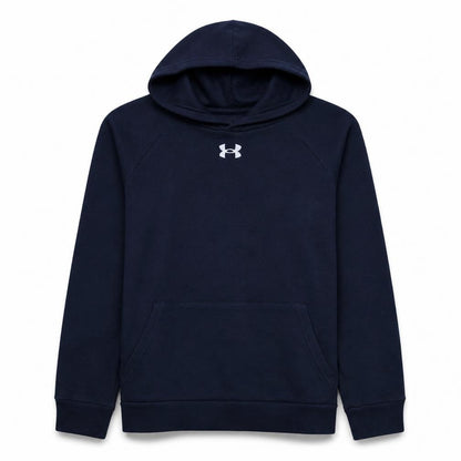Under Armour Boys Blue Pullover Hoodie Fleece Logo 158cm