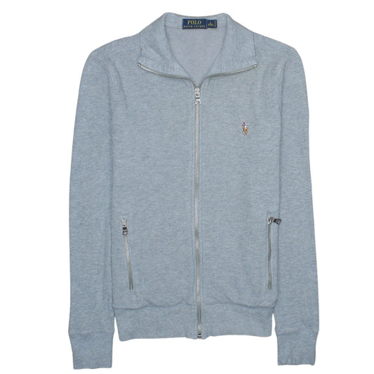 Polo Ralph Lauren Men's Grey Small Track Jacket Full Zip Cotton Blend