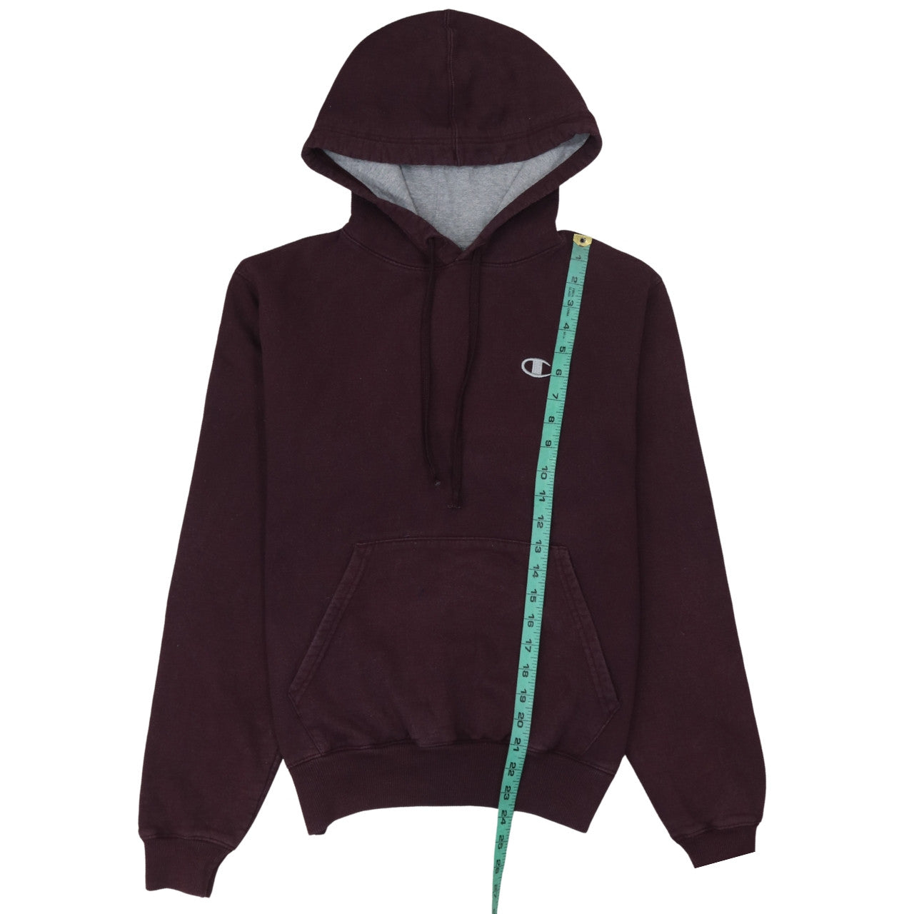 Mens UK Size S Champion Brown Pullover Hoodie