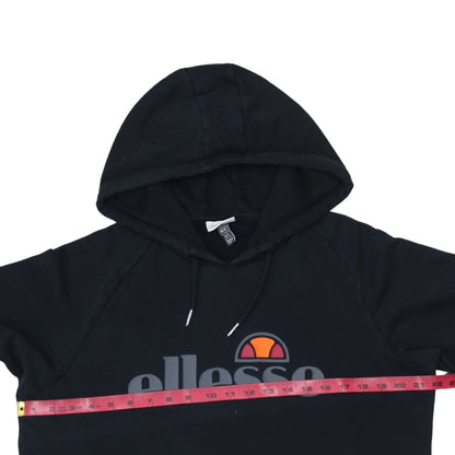 Mens UK Size L ellesse Black Pullover Hoodie