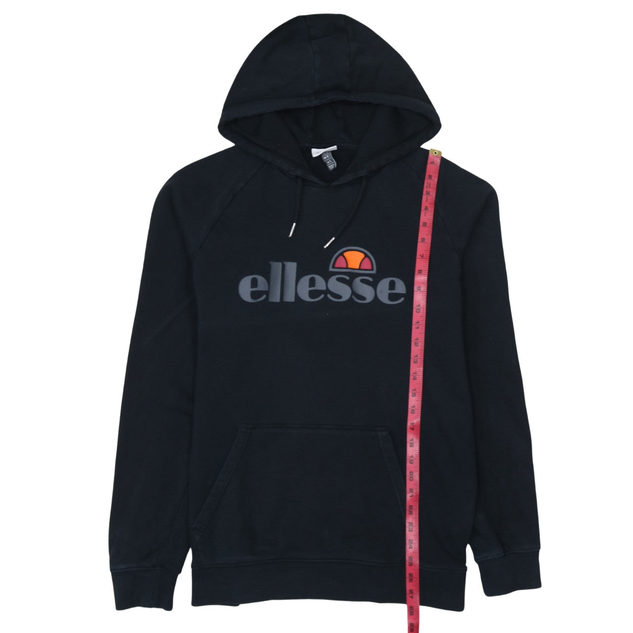 Mens UK Size L ellesse Black Pullover Hoodie