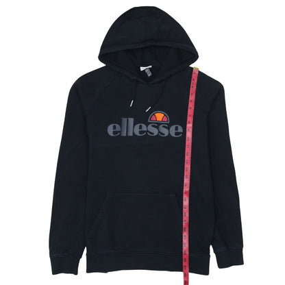 Mens UK Size L ellesse Black Pullover Hoodie