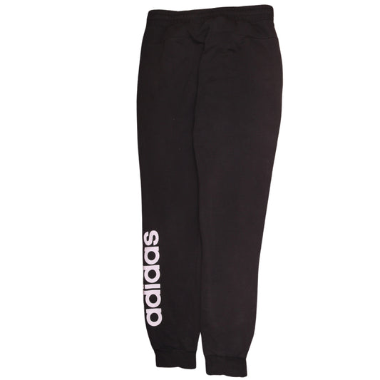 Womens UK Size 12-14 adidas Regular Fit Jogger Black Trousers
