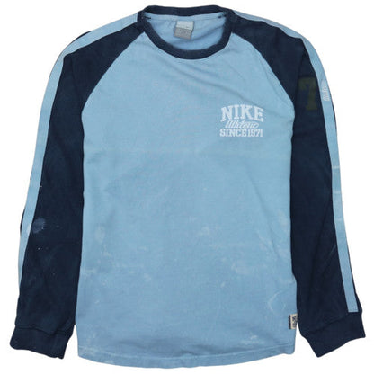 Mens UK Size L Nike Blue Pullover Sweatshirt