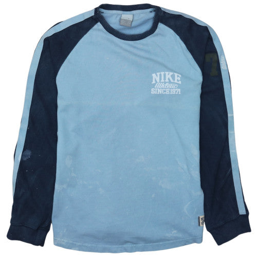 Mens UK Size L Nike Blue Pullover Sweatshirt