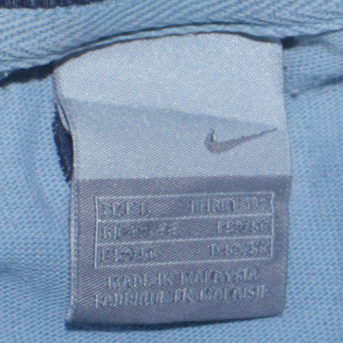 Mens UK Size L Nike Blue Pullover Sweatshirt