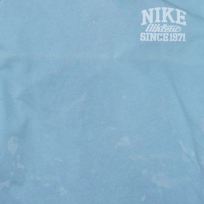 Mens UK Size L Nike Blue Pullover Sweatshirt