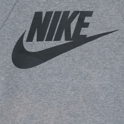 Mens UK Size XL Nike Grey Pullover Hoodie