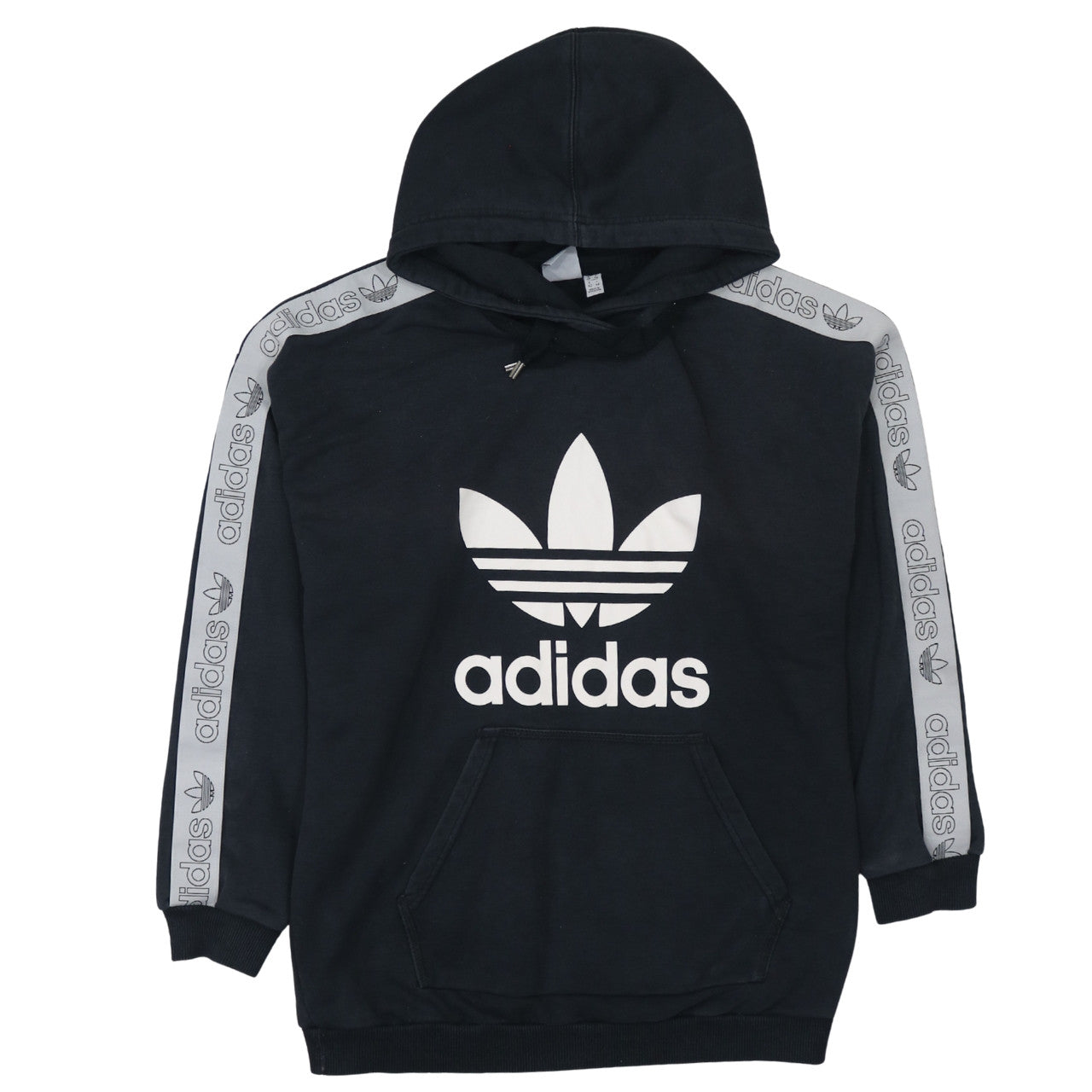 Womens UK Size 16 adidas Black Pullover Hoodie
