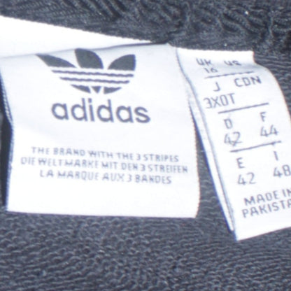 Womens UK Size 16 adidas Black Pullover Hoodie
