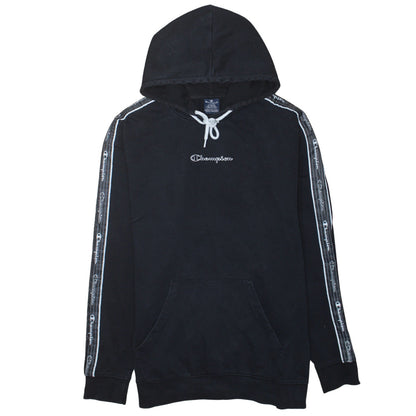 Mens UK Size L Champion Black Pullover Hoodie