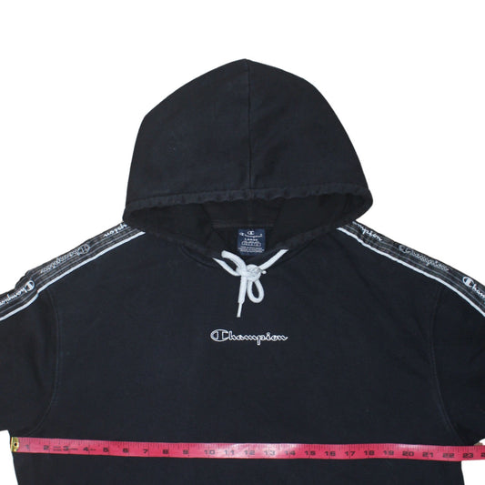 Mens UK Size L Champion Black Pullover Hoodie