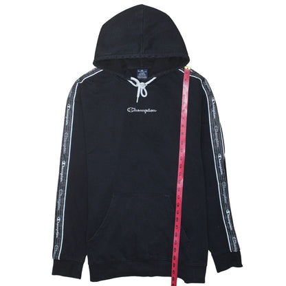 Mens UK Size L Champion Black Pullover Hoodie