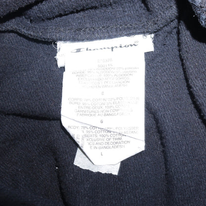 Mens UK Size L Champion Black Pullover Hoodie
