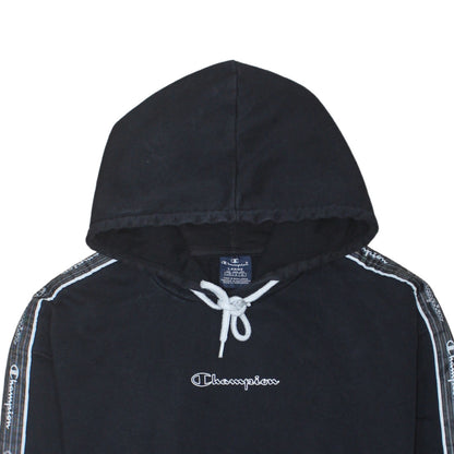 Mens UK Size L Champion Black Pullover Hoodie