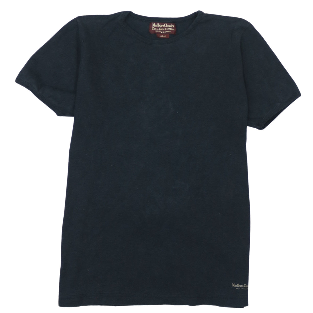 Mens UK Size L Marlboro Classics Black  T-Shirt