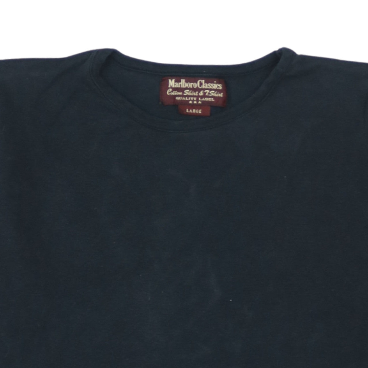Mens UK Size L Marlboro Classics Black  T-Shirt