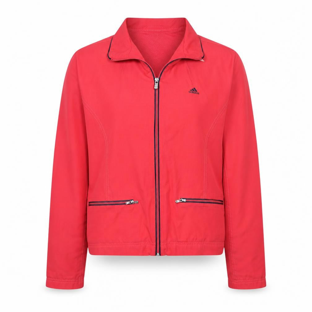 Adidas Women's Pink Full Zip Sports Jacket Size 14