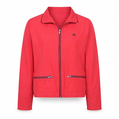 Adidas Women's Pink Full Zip Sports Jacket Size 14