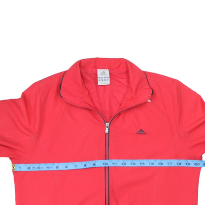 Adidas Women's Pink Full Zip Sports Jacket Size 14