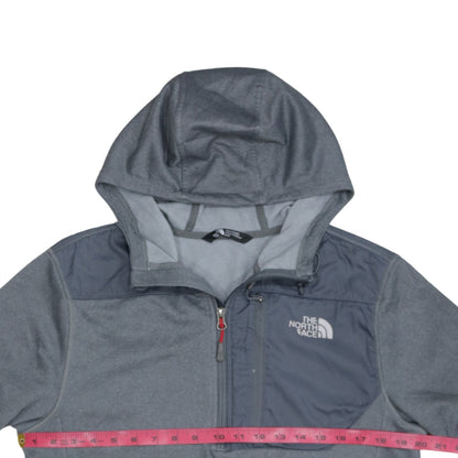 Mens UK Size M The North Face Grey 1/2 Zip Hoodie