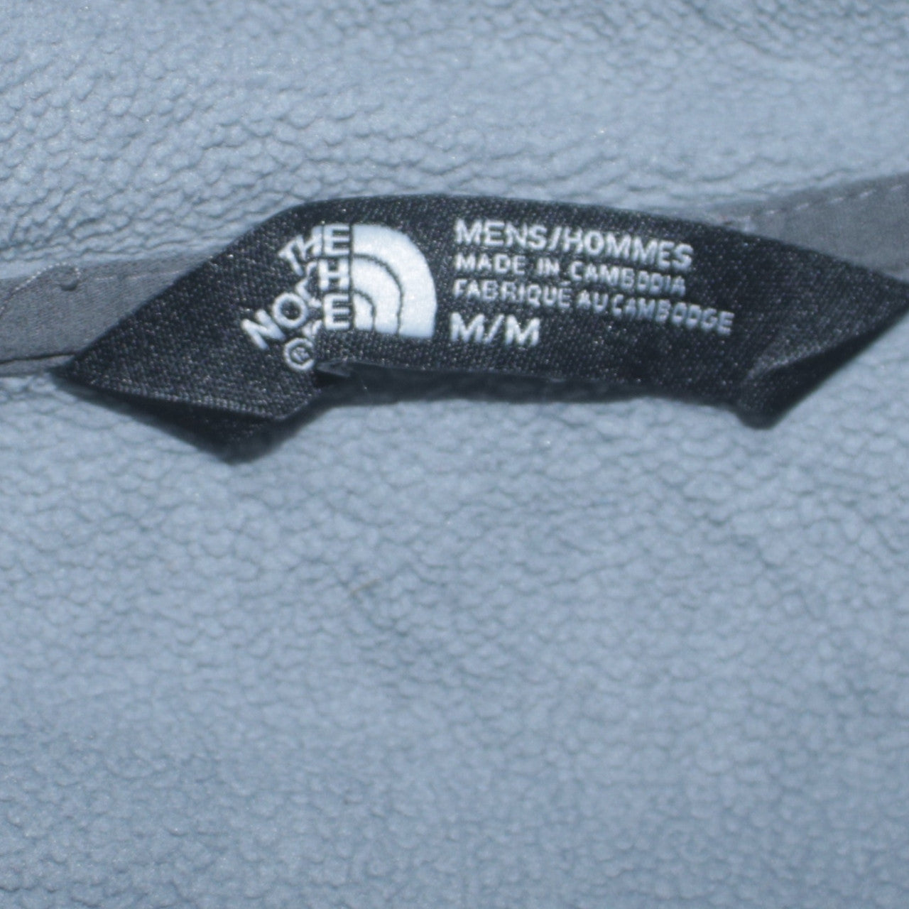 Mens UK Size M The North Face Grey 1/2 Zip Hoodie