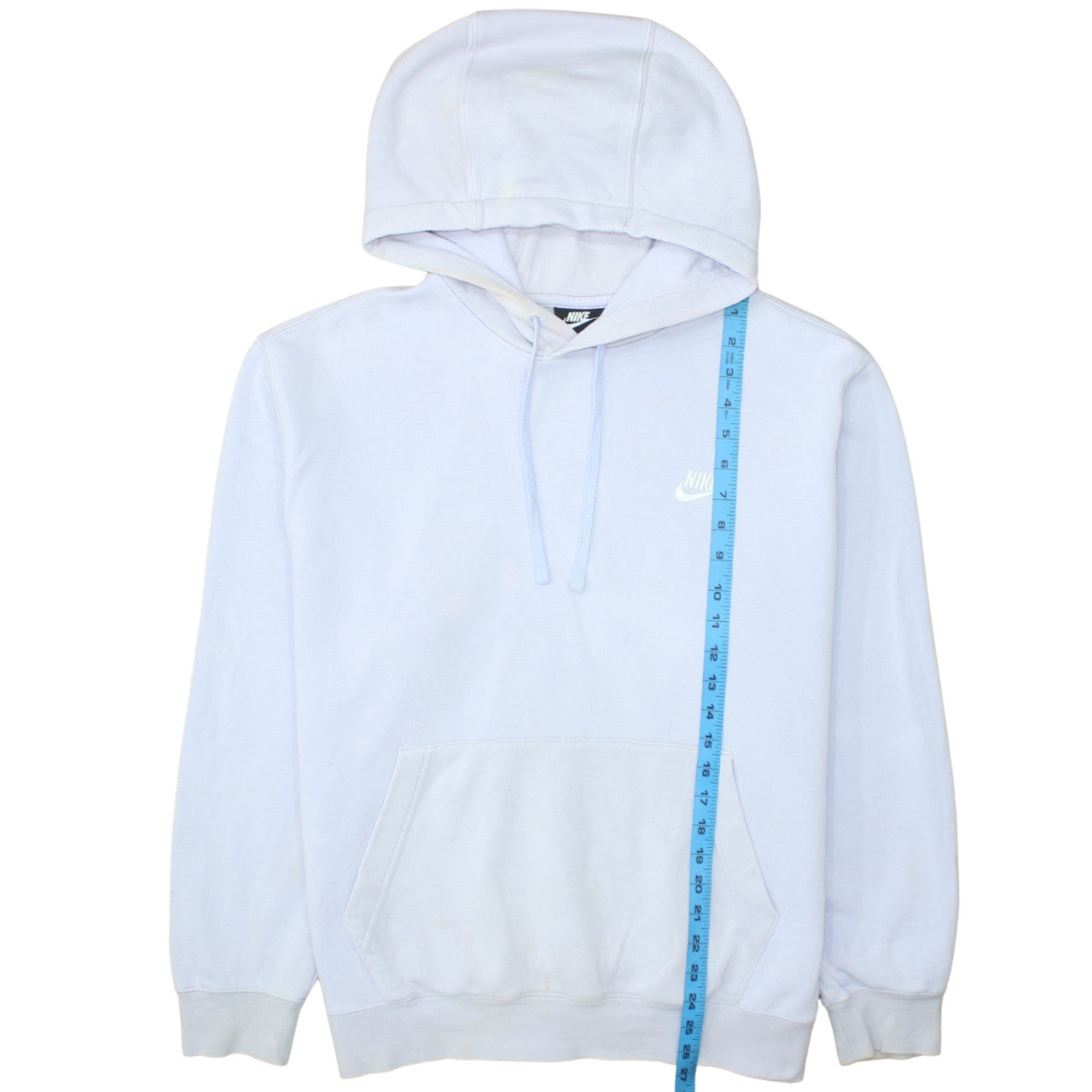 Womens UK Size L Nike White Pullover Hoodie