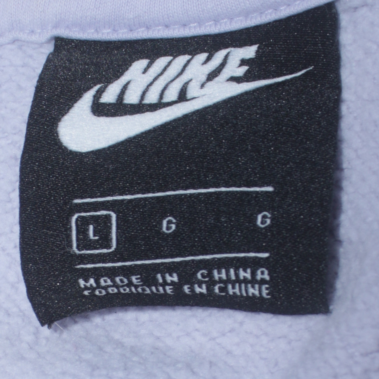 Womens UK Size L Nike White Pullover Hoodie