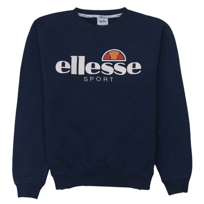 Womens UK Size 8 ellesse Blue Pullover Sweatshirt