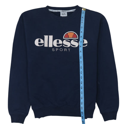 Womens UK Size 8 ellesse Blue Pullover Sweatshirt