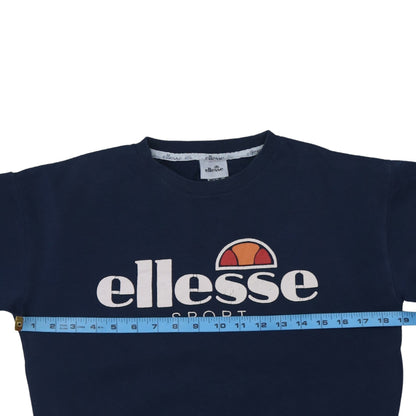 Womens UK Size 8 ellesse Blue Pullover Sweatshirt