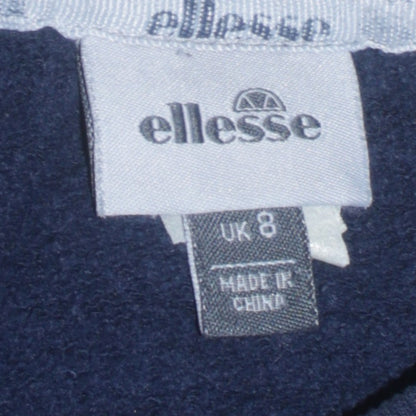 Womens UK Size 8 ellesse Blue Pullover Sweatshirt
