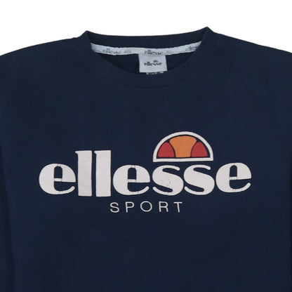 Womens UK Size 8 ellesse Blue Pullover Sweatshirt