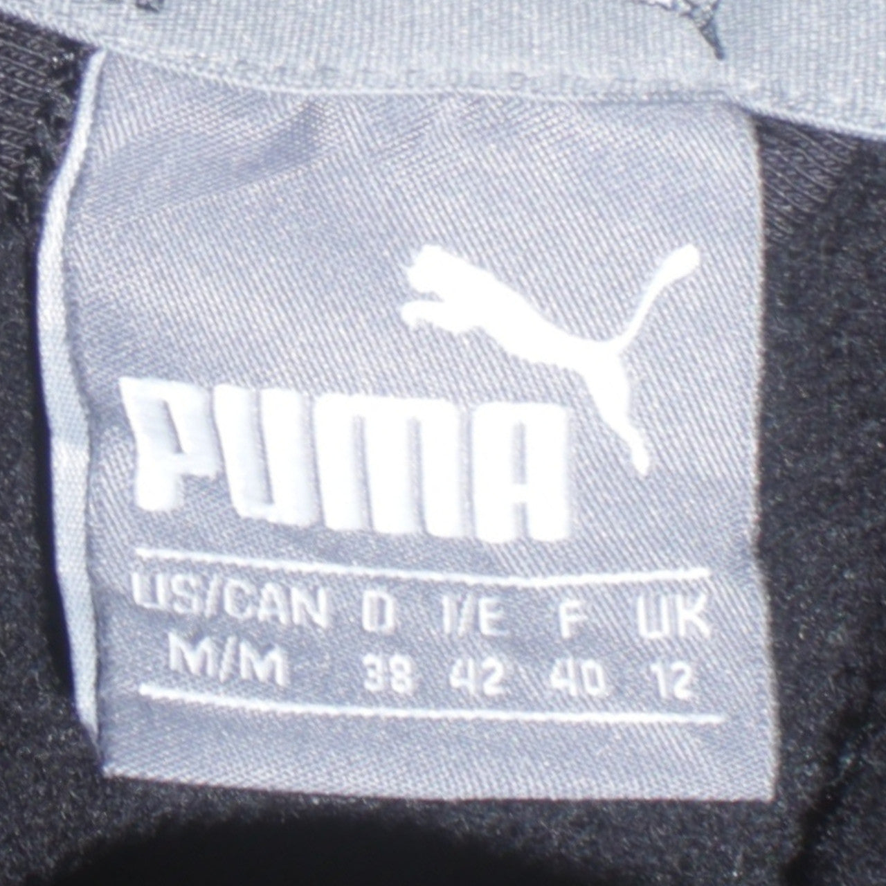 Womens UK Size 12 PUMA Black Full Zip Hoodie
