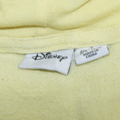 Womens UK Size 10 Disney Yellow Pullover Hoodie