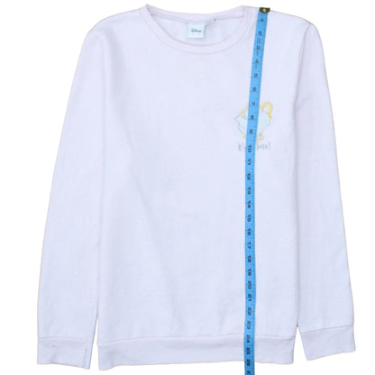 Womens UK Size 10 Primark White Pullover Sweatshirt